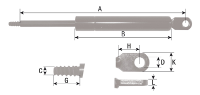 Siłowniki Gazowe Siłownik gazowy